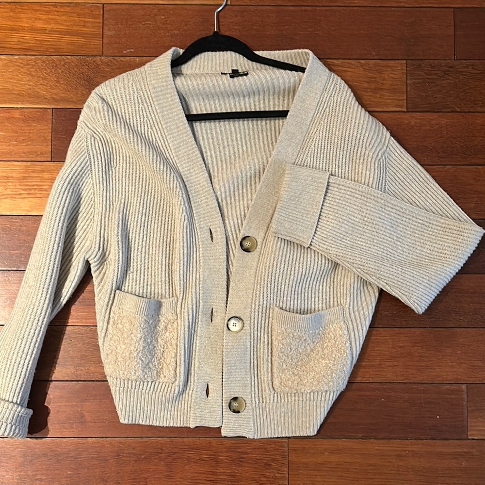 Cozy Cream Cardigan with Pockets